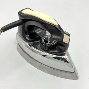 Vintage Rowenta E5049 Germany 1950 Small Travel Iron US Adapter Bakelite Tested - Picture 1 of 14