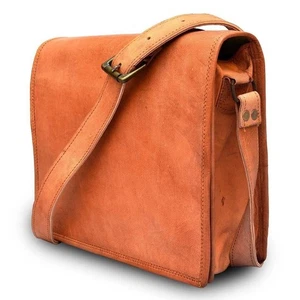 Nuevo bolso bandolera bandolera de cuero vintage hecho a mano para mujer - Imagen 1 de 9