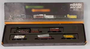 Marklin 8130 Mini-Club Z Gauge Steam Freight Train Set LN/Box - Picture 1 of 3