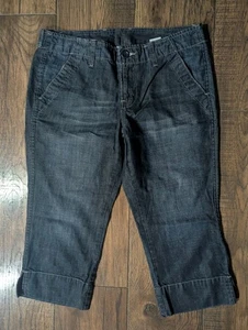 Women’s Lucky Brand 4/27 Crop Capri Denim Jeans LB-415-G Dark Blue Wash Classic - Picture 1 of 14