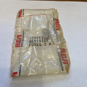 Resistencia de fusibles vintage RCA # 124263 nuevo stock antiguo - Imagen 1 de 2