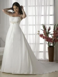 House of Wu Imperial Collection Wedding Gown 19833 Bridal Dress Sz 10 NEW NWT - Picture 1 of 7