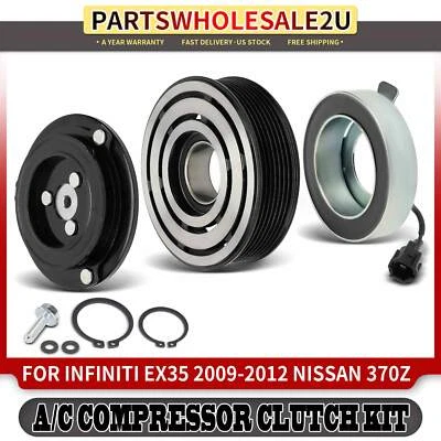 A/C AC Compressor Clutch Kit for INFINITI EX35 EX37 FX35 FX37 G37 Nissan 370Z - Image 1 of 4