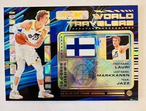 Lauri Markkanen 2023-24 Panini Recon World Travelers Effect Parallel /25 - Picture 1 of 1