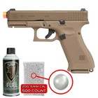 Umarex Glock 19X Airsoft Pistol, Gas Blowback, Green Gas & BB Bundle (2276328)