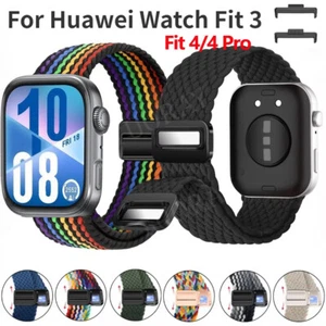 For Huawei Watch Fit 4/3/2/4 Pro Braided Loop Solo Nylon Band Strap Replacement - Picture 1 of 68