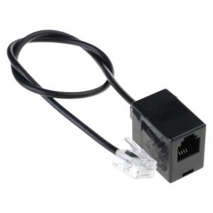 RJ11 6P4C Female to Ethernet RJ45 8P8C Male Adapter RJ45 to RJ11 Converter Cable - Zdjęcie 1 z 8