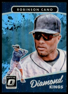 2017 Donruss Optic Carolina Blue #25 Robinson Cano DK /50