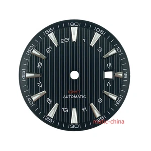 Blue Lume 33.2mm GMT Watch Dial AT 150M Sailboat Splint Texture Fit DG3804 Mov't - Picture 1 of 6