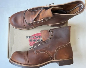 Botas RED WING Iron Ranger 8085 Puntera Cobre 8 D, $350 COMO NUEVAS Fábrica 1ª - Imagen 1 de 7