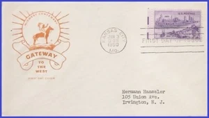 USA4 # 994 ADDR HOUSE OF FARNAM FDC Kansas City Missouri Centenario - Foto 1 di 1