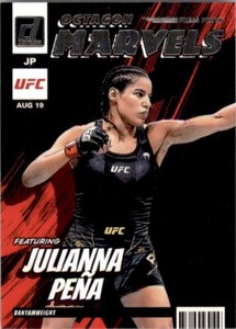 2023 Donruss UFC Octagon Marvels Press Proof Silver #8 Julianna Pena