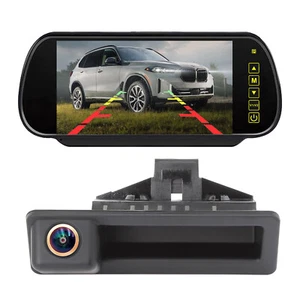 Backup Camera for Old BMW E60 E61 E70 E71 E72 E82 E88 E84 E90 E91 E92+7" Monitor - Picture 1 of 18