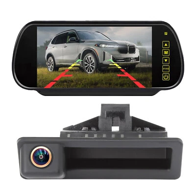 Backup Camera for Old BMW E60 E61 E70 E71 E72 E82 E88 E84 E90 E91 E92+7" Monitor - Image 1 of 4