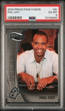 2009 Press Pass Fusion Phil Ivey Poker Card PSA 6 POP 1 