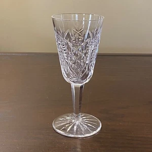 Waterford CLARE Schliff 5 1/8" Kristall Sherry Gläser ~ Kreuz, geschwungene Linien - Bild 1 von 12