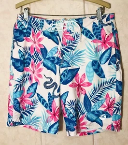 Bañador Hollister elástico floral serpientes y árboles talla 30 - Imagen 1 de 7