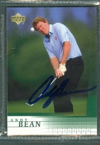 Andy Bean Golf Auto 2001 Upper Deck '01 Signature Autograph Signed Card #52