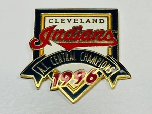 Cleveland Indians Lapel Hat Pin American League AL Central Champions 1996 Champs - Picture 1 of 2