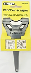 Vintage 1988 STANLEY Window Scraper with 1 Blade 28-593 7" x 2.5" USA NOS - Picture 1 of 8