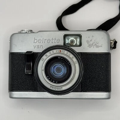 BEIER BEIRETTE VSN CHROME 35MM CAMERA MADE IN DDR LUDWIG MERITAR 45MM 2.8 LENS - Image 1 of 4