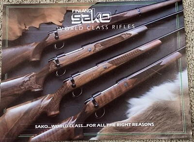 Catálogo de rifles de clase mundial Sako (Finlandia) de principios de 1990  Foto 1 de 3
