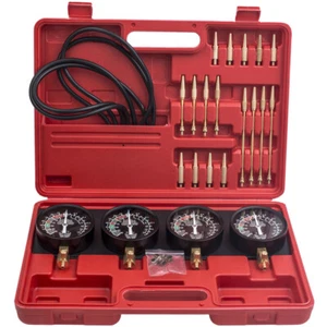 Fuel Vacuum Carburetor Synchronizer Carb Sync Tuner Balancer Adjustment Tool Kit - Bild 1 von 12