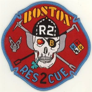 Massachusetts Boston Rescue 2 R2 Patch - Bild 1 von 1