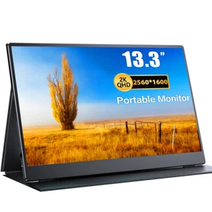 UPERFECT 13,3 Zoll IPS Display 2560x1600 2K Tragbarer Monitor Gaming Bildschirm - Bild 1 von 7