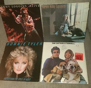 🔥 Lot Of 4 First Press Classics 🔥 Carole King, Kenny Loggins, Bonnie Tyler, - Picture 1 of 1