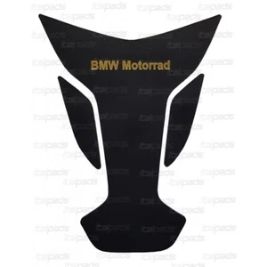 Tank Pad GENUINE LEATHER black/gold for BMW (Big) - Picture 1 of 1