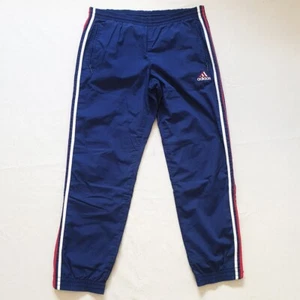 Adidas Vintage retro 90s Mens Track Pants with laces zipper Pockets Logo size M - Bild 1 von 8