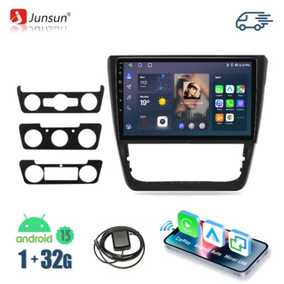 Für VW Skoda Yeti 2009-2017 4+64G Android 13 Autoradio CarPlay GPS Navi RDS DE - Bild 1 von 4