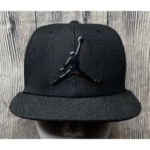 Air Jordan Jumpman Elephant Print Youth Black Snapback Baseball Hat Cap - Picture 1 of 6
