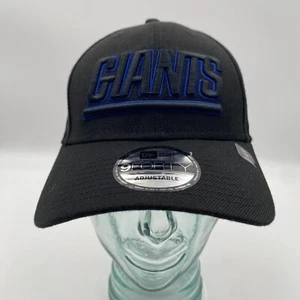 New Era 9Forty New York Giants Cap schwarz blau Wortmarke verstellbar Snapback Mütze - Bild 1 von 12