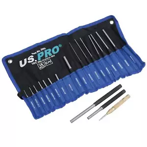 Parallelstiftstanzsatz / Punktstanzer / Automatik Mittelstanzer 18tlg. U.S.PRO AT131 - Bild 1 von 6