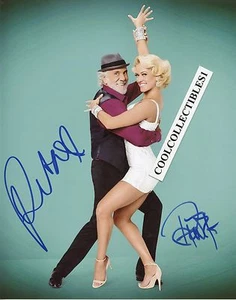 TOMMY CHONG & PETA MURGATROYD "DWTS" HAND SIGNED 8X10 COLOR PHOTO "PROOF" - Picture 1 of 1