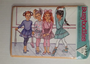 Butterick Busybodies Patern 4242 Easy Funwear Kids 2-3-4 Jumper,Skirt,Top UC - Picture 1 of 7