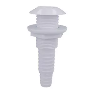 Ajuste de plástico de 1" BSP piel a través del casco 19 mm y 25 mm manguera sentina trasera drenaje bomba - Imagen 1 de 6