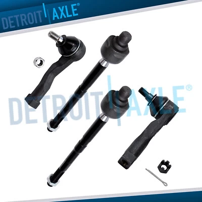 Todos (4) eslabones de extremo de barra de amarre interior + exterior nuevos para Kia Sedona 2002 2003 2004 2005 Foto 1 de 4