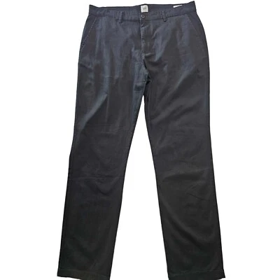 Pantalones chinos ajustados Gap Essential caqui esenciales para hombre Foto 1 de 4