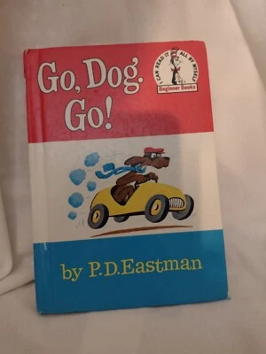 Vintage Go Dog Go By P D Eastman Beginner Books 1961 Edition Dr Seuss - Image 1 of 4