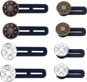 8 PCS Button Extenders for Jeans, Pants Button Extender, Waist Extenders for Pan - Picture 1 of 6