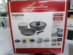 (TG. 6 Pezzi) Lagostina Ingenio Induction Classico kit di Pentole, Effetto - Foto 1 di 7