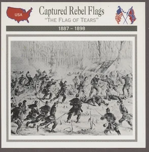 Eroberte Flaggen Atlas Bürgerkrieg Karte Nachwirkungen Wiederaufbau - Bild 1 von 1