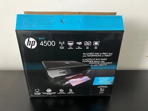 New HP Envy 4500 Wireless All-In-One Inkjet Printer Print Scan Copy A9T80A Open - Picture 1 of 7