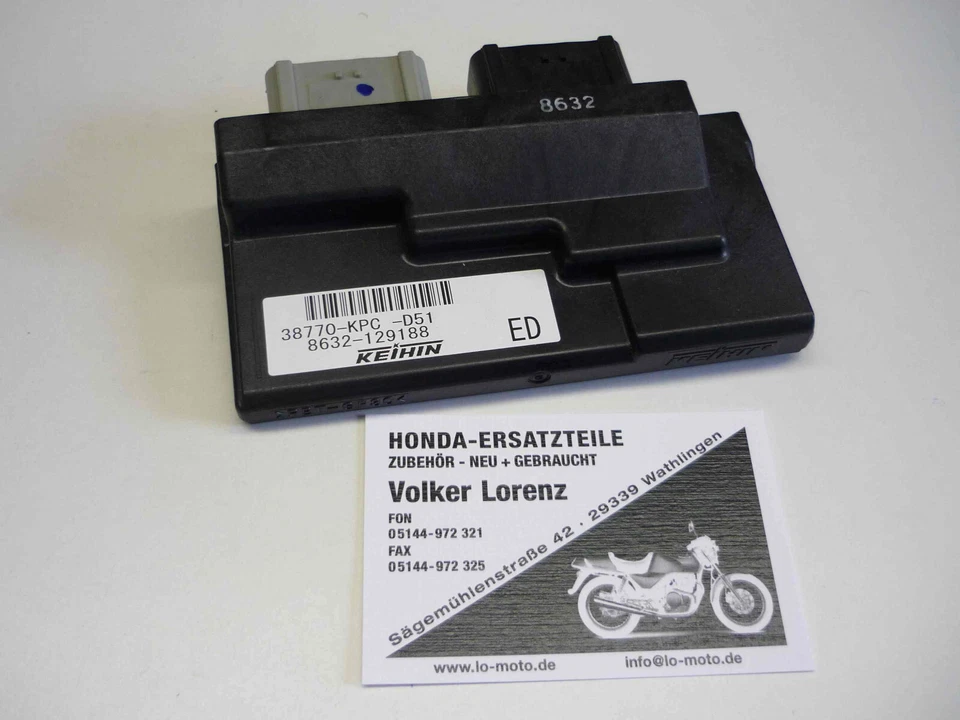 NEU ORIGINAL HONDA ECU XL125V ab 2007 Zündeinheit XL 125 Varadero Black Box - Bild 1 von 1