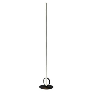 Lampada da terra a led piantana design moderno nero per soggiorno MN-574 - Foto 1 di 3