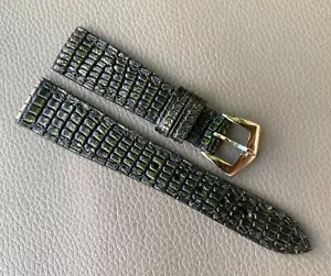 Genuine Lizard Leather Watch Strap Band Size 16 17 18 19 20 21 22 23 24 25 26mm - Picture 1 of 14