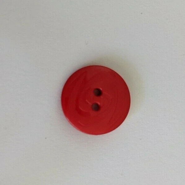 Round Swirl Plastic 2-hole - 14 mm 9/16" DILL BUTTONS (pick color)     - Image 1 of 1